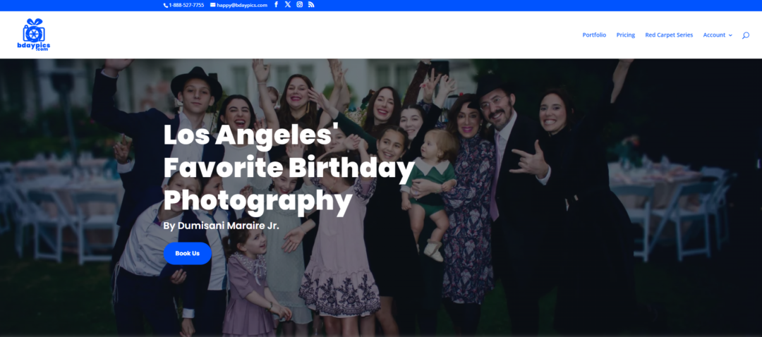 Building A Website for bdaypics.com