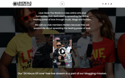 Building a Website for LoveHealsTheWorld.club