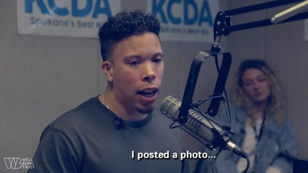 Demrick chats with iHeart radio's DJ CJ Miller on how he works to #BeWell #BeHeard.