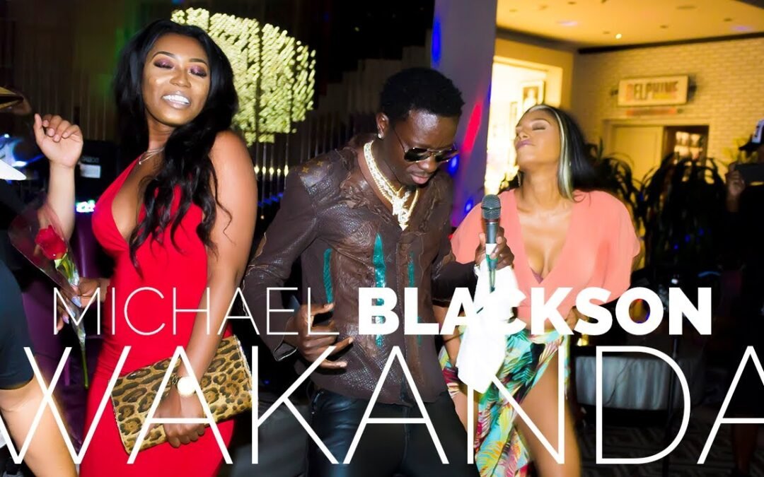 Michael Blackson Performs Wakanda