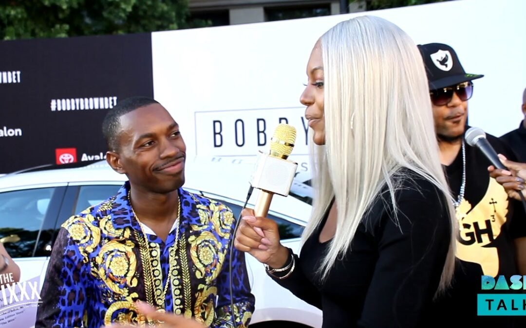 BET Premier of the Bobby Brown Story: Red Carpet interview w/ Melvin Jackson Jr