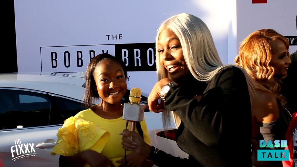 BET Premier of the Bobby Brown Story: Red Carpet interview w/ Donshea Hopkins