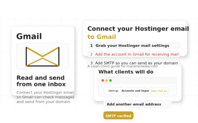How to Connect Your Hostinger Email to Gmail